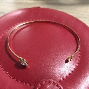 Elegant Gold Toned Bangle Bracelet